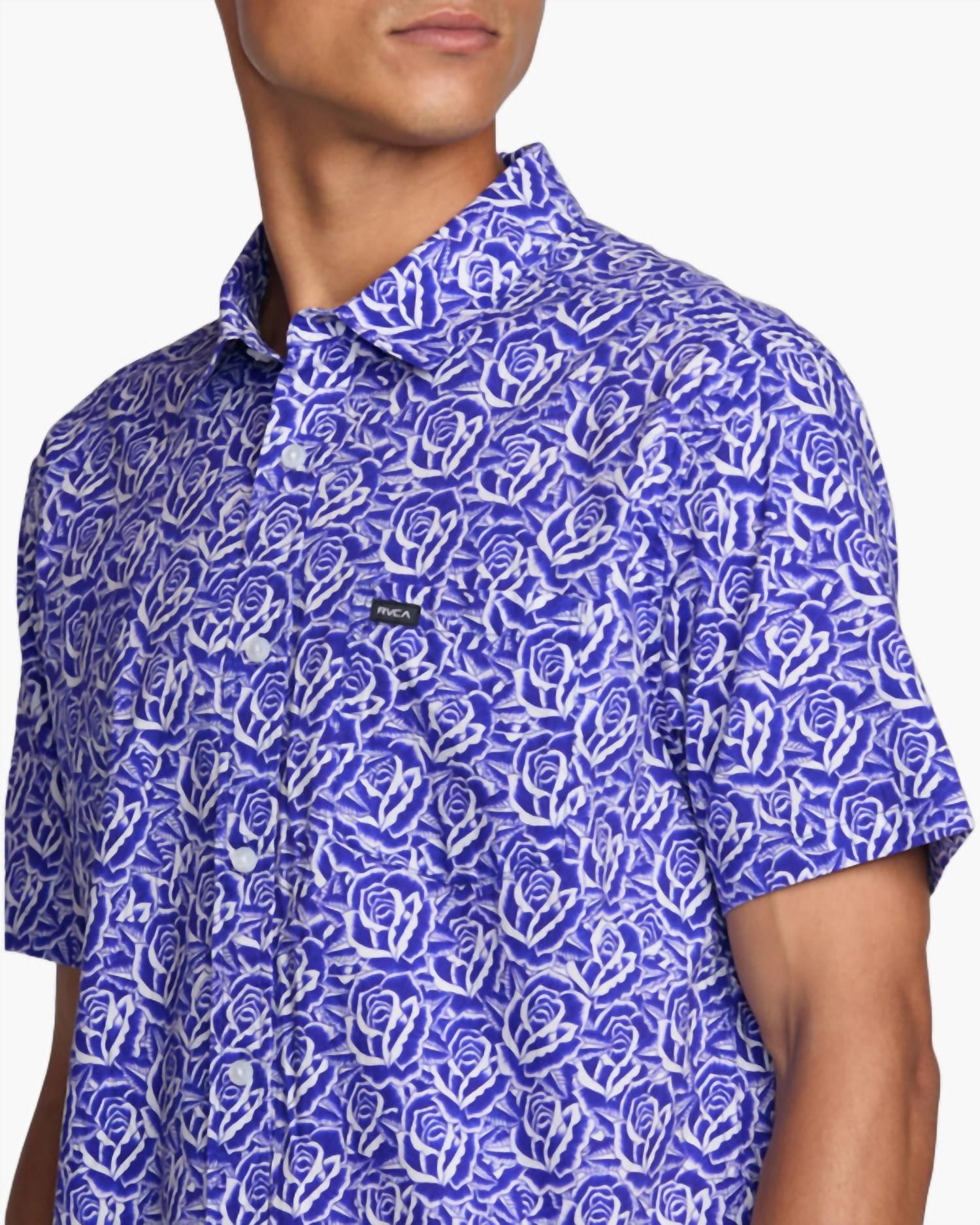Rvca - Barba Roses Short Sleeve Top