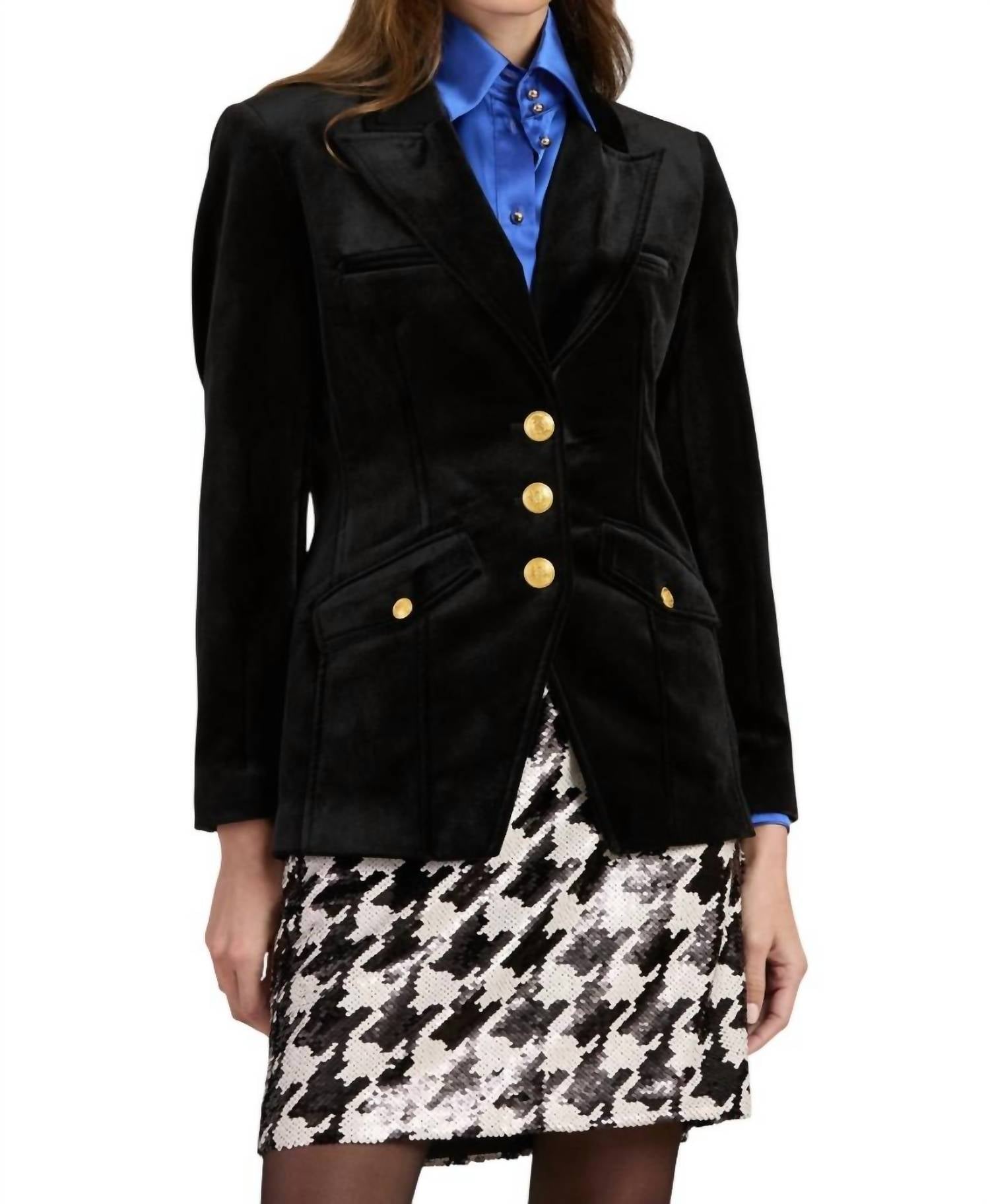 Tyler Boe - Goldie Velvet Blazer