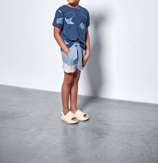 Omamimini - Denim Shorts with Belt