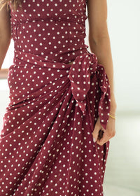 Jula - Pareo Dot Port Wrap Skirt