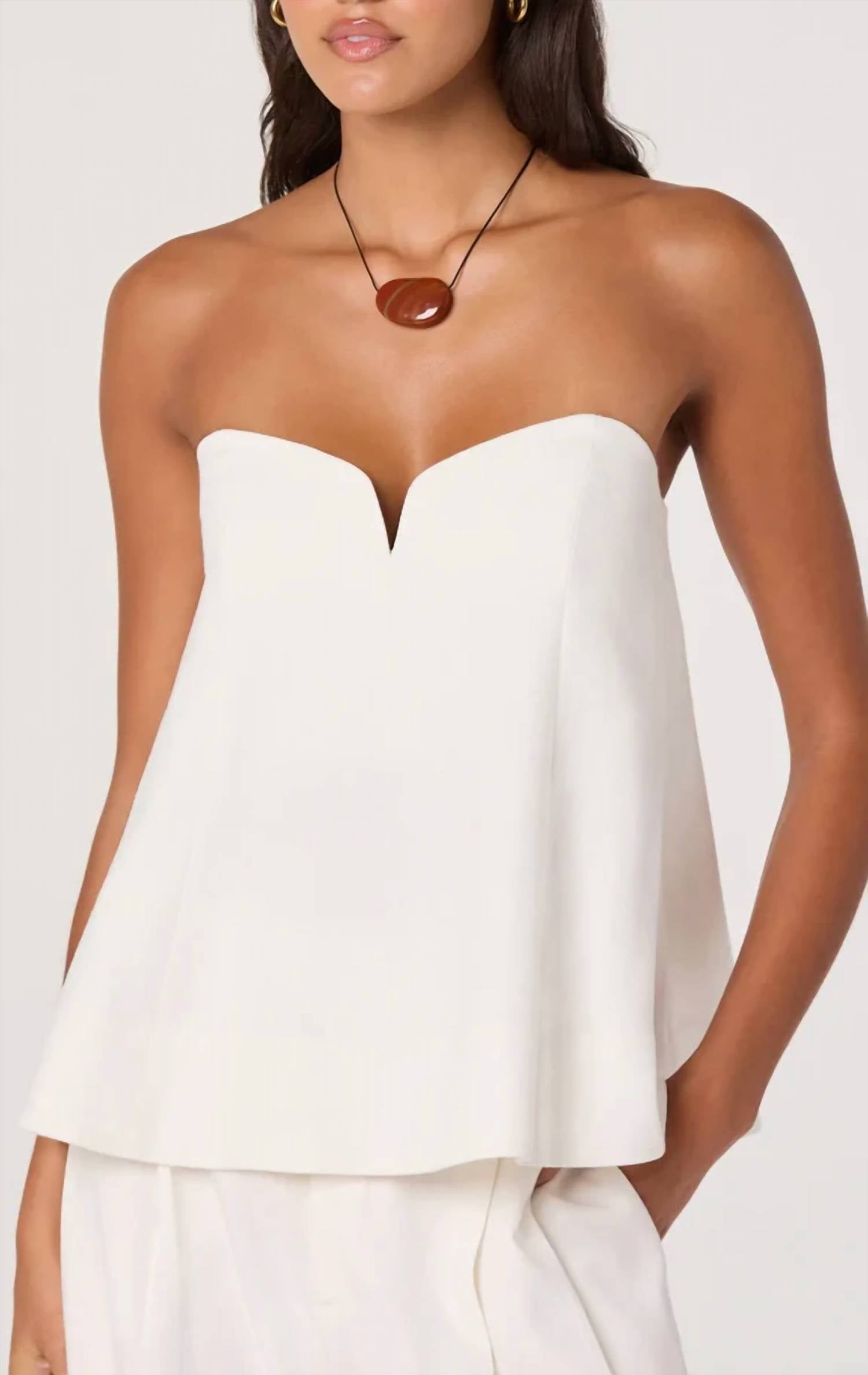 Astr - TALULLA STRAPLESS TOP