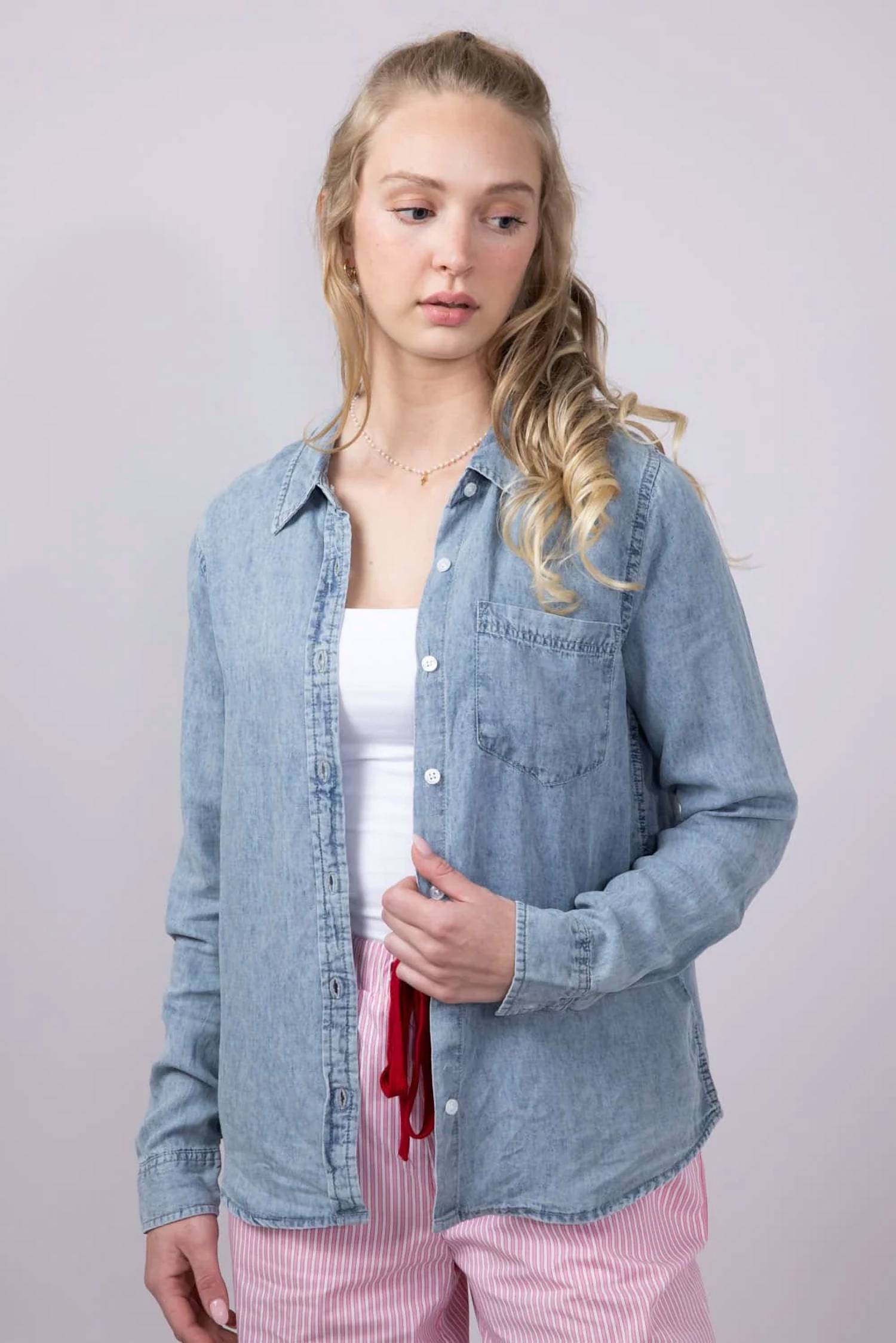 Thread & Supply - Button Down Denim Shirt