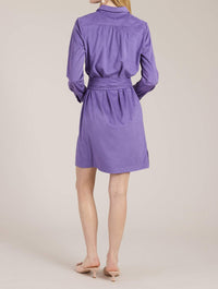 Tyler Boe - Ziva Faux Suede Shirt Dress