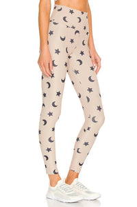 Beach Riot Ayla Legging in taupe moon star - women's pants - alternate view