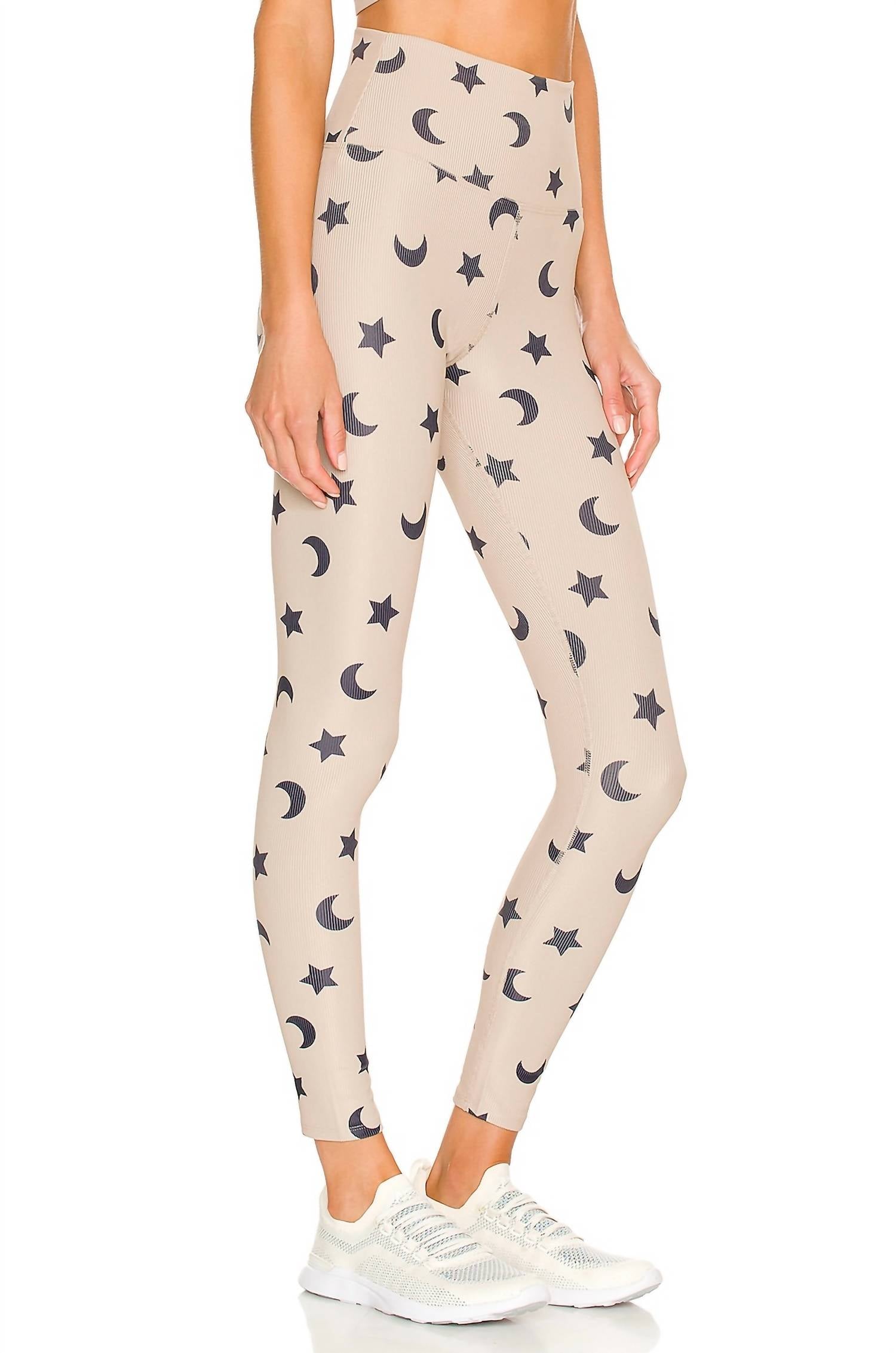 Beach Riot Ayla Legging in taupe moon star - women's pants - alternate view