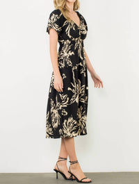 Thml - Short Sleeve Print Maxi Dress