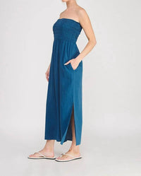 Allie Rose - Linen Smocked Dress
