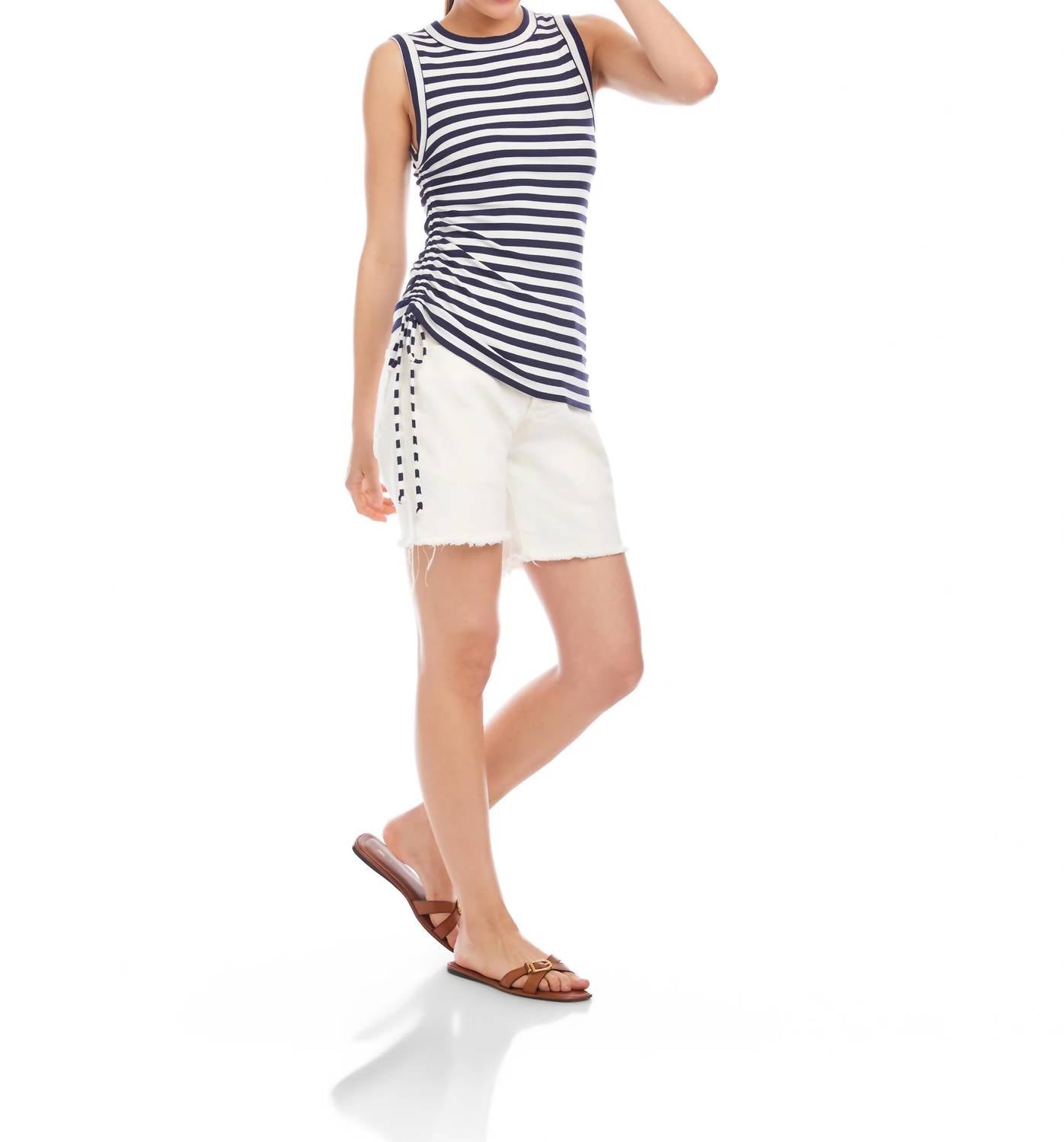 Fifteen Twenty - Tia Side-shirred Tank Top