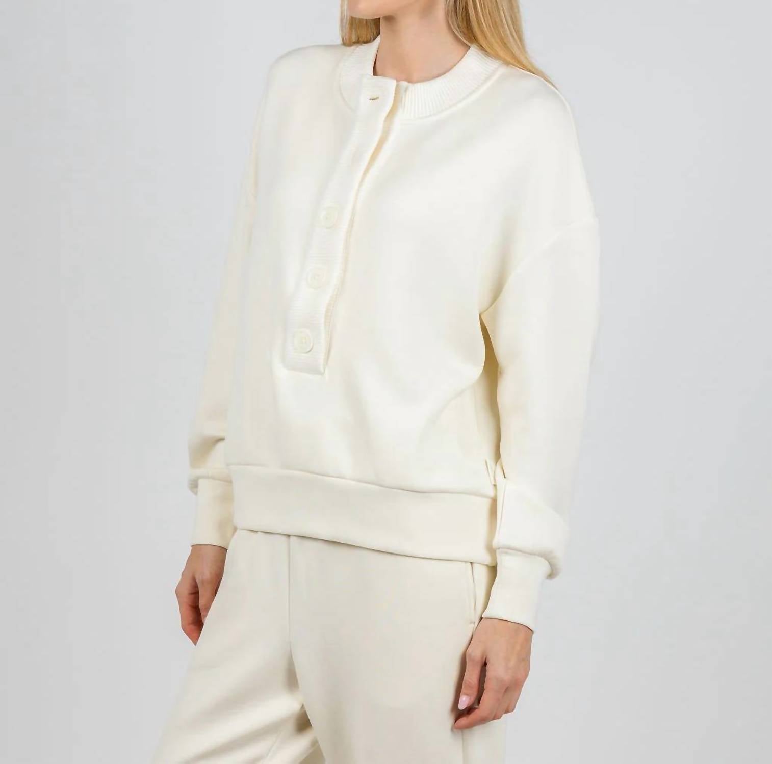 Varley - Reena Button Front Sweater