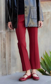 Fifteen Twenty Sigourney Pintuck Pants in brick 1 - women's pants - view 4