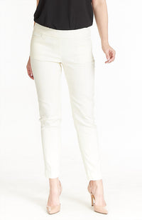 Slimsation By Multiples - Pull On Twill Ankle Pants