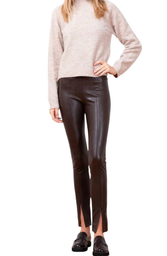 Avenue Montaigne - MAX FINE PLEATHER PANTS