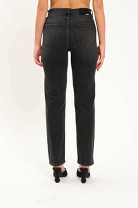 Daze - Smarty Pants High Rise Straight Jeans