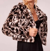 Band Of Gypsies - Crop Faux Fur Sweater