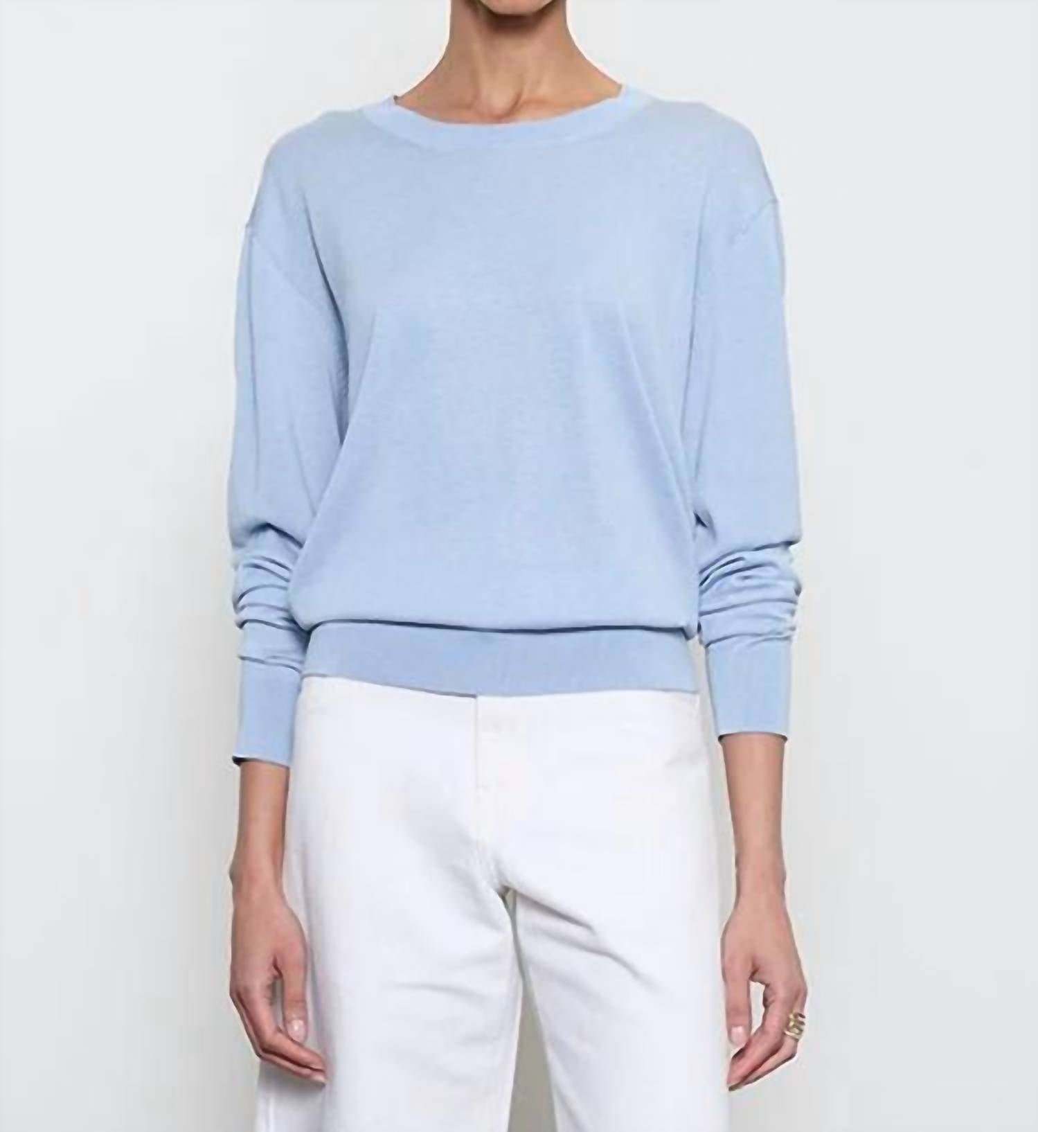 Enza Costa - Silk Knit Crew Sweater