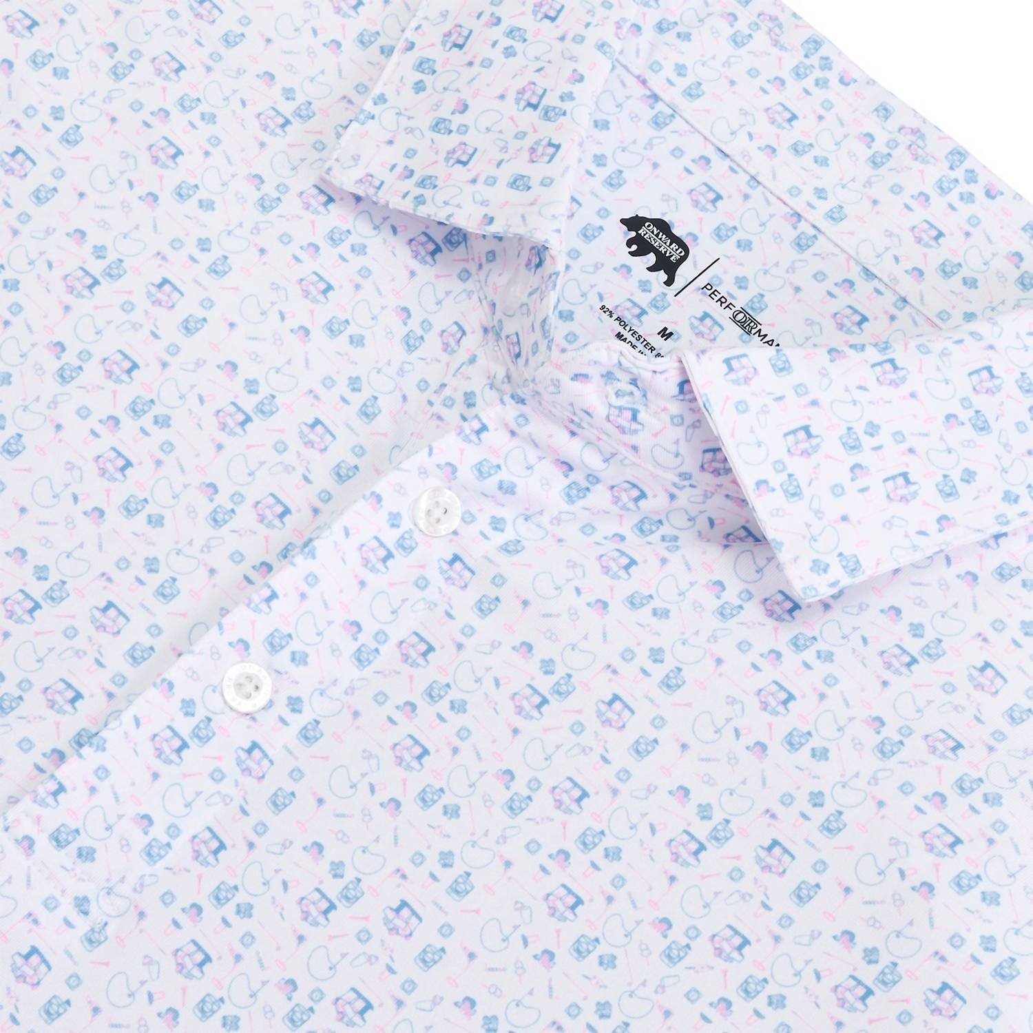 Onward Reserve - Men's 19th Hole Printed Performance Polo