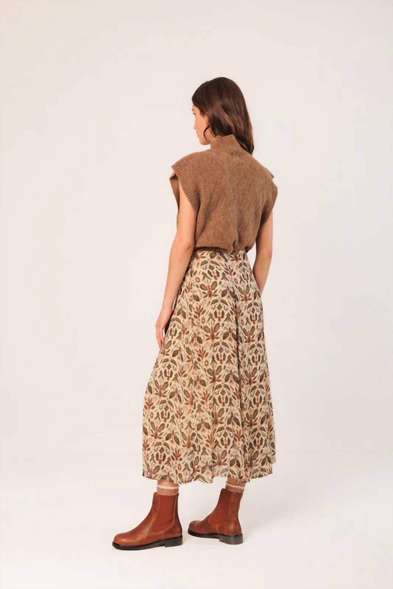 Indi & Cold - Batik Midi Skirt