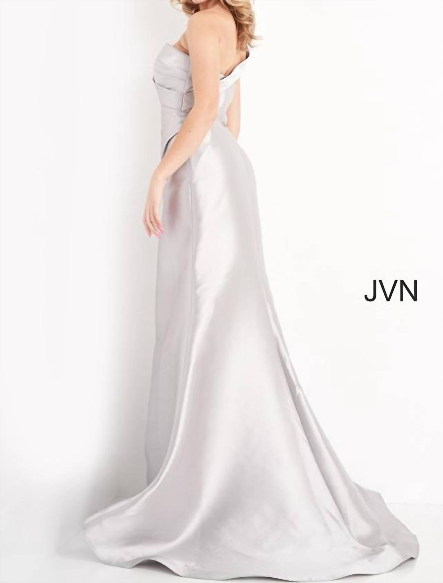 Jovani - One Shoulder Mermaid Evening Dress