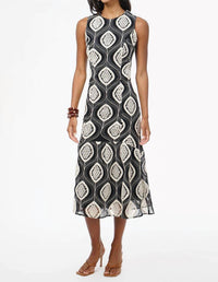 Adelyn Rae - Austrid Embroidered Cotton Midi Dress