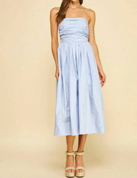 Pinch - Strapless Midi Dress