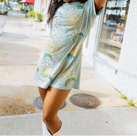 Queen Of Sparkles - Statue Of Liberty Icon Tee Dress