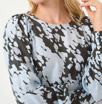 Kaffe - Kalouise Long Sleeve Round Neck Blouse