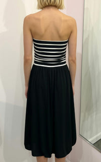 Vava - Striped Strapless Dress