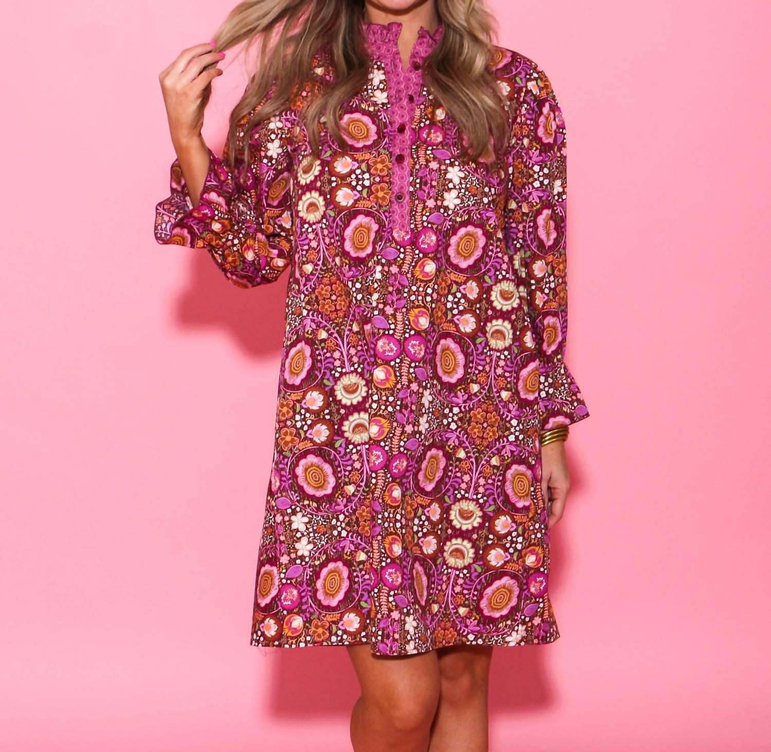Ivy Jane - Back Tie Long Sleeve Dress
