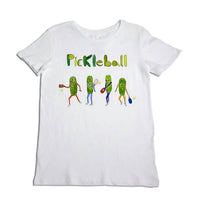 UNFORTUNATE PORTRAIT Pickleball T-Shirt in white - women's t-shirt - alternate view