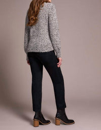 Tribal - Novelty Mix Long-sleeve Mock Neck Sweater