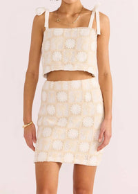 Minkpink - Lyria Palm Lace Skirt