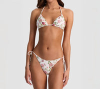 Pq Swim - Embroidered Triangle Top
