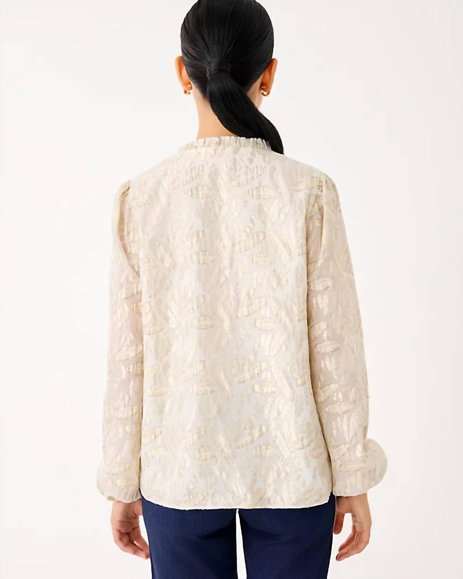 Lilly Pulitzer - Women's Giana Long Sleeve Silk Top
