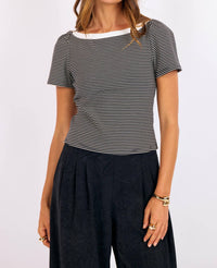 Sage The Label - Xoxo Stripe Tee