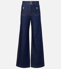 Veronica Beard - Women's Taylor High Rise Wide Leg Jeans