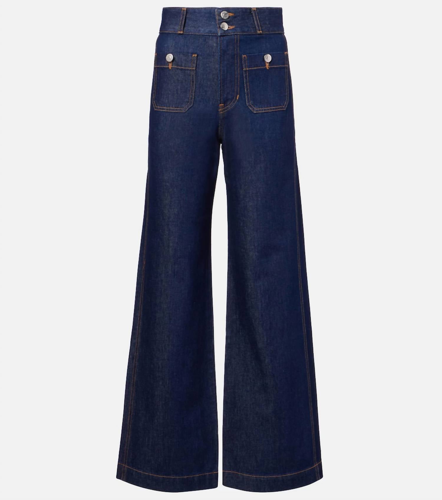 Veronica Beard - Women's Taylor High Rise Wide Leg Jeans