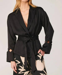 Poupette St Barth June Jacket in black - women's jacket