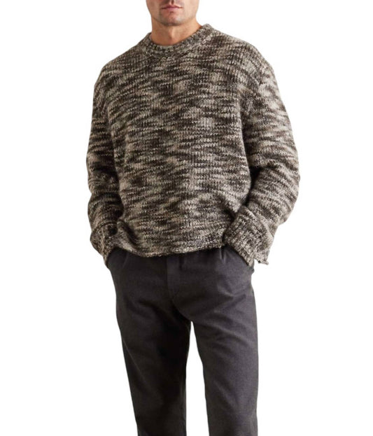 Frame - MEN'S TWEED TEXTURED CREWNECK SWEATER