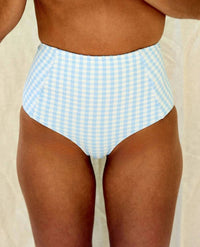 CANOPEA Two Piece Mara and Leandra Swimsuit in blue gingham - women's swimwear - view 5