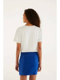 Farm Rio - Seahorse Embroidery Mini Skirt