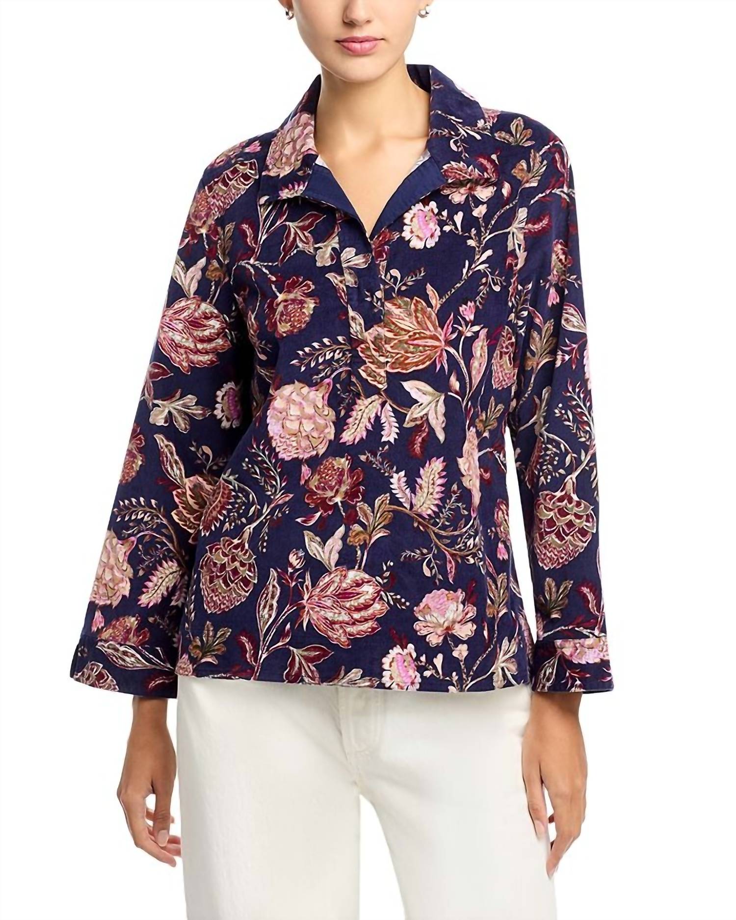 Tommy Bahama - Exquisite Bloom Cord Popover Top