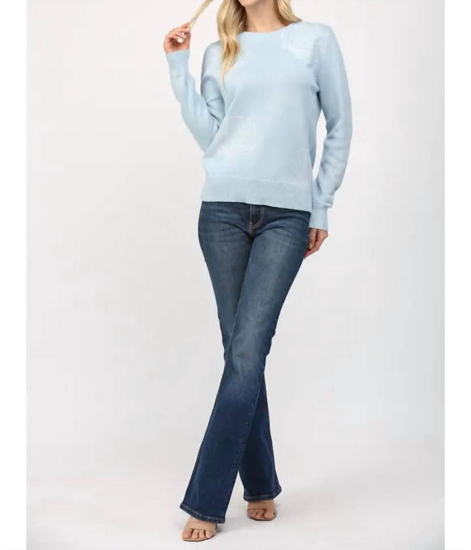 Fate By Lfd - Seashell Embroidered Crewneck Sweater