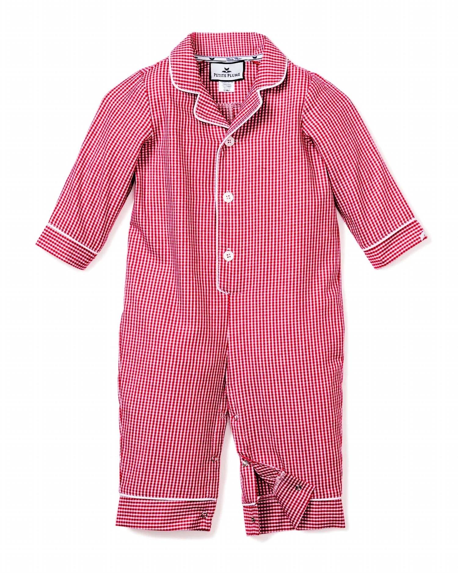 Petite Plume - Mini Gingham Romper