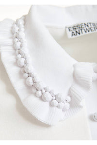 Essentiel Antwerp - Jewelry Embroidered Knit Polo