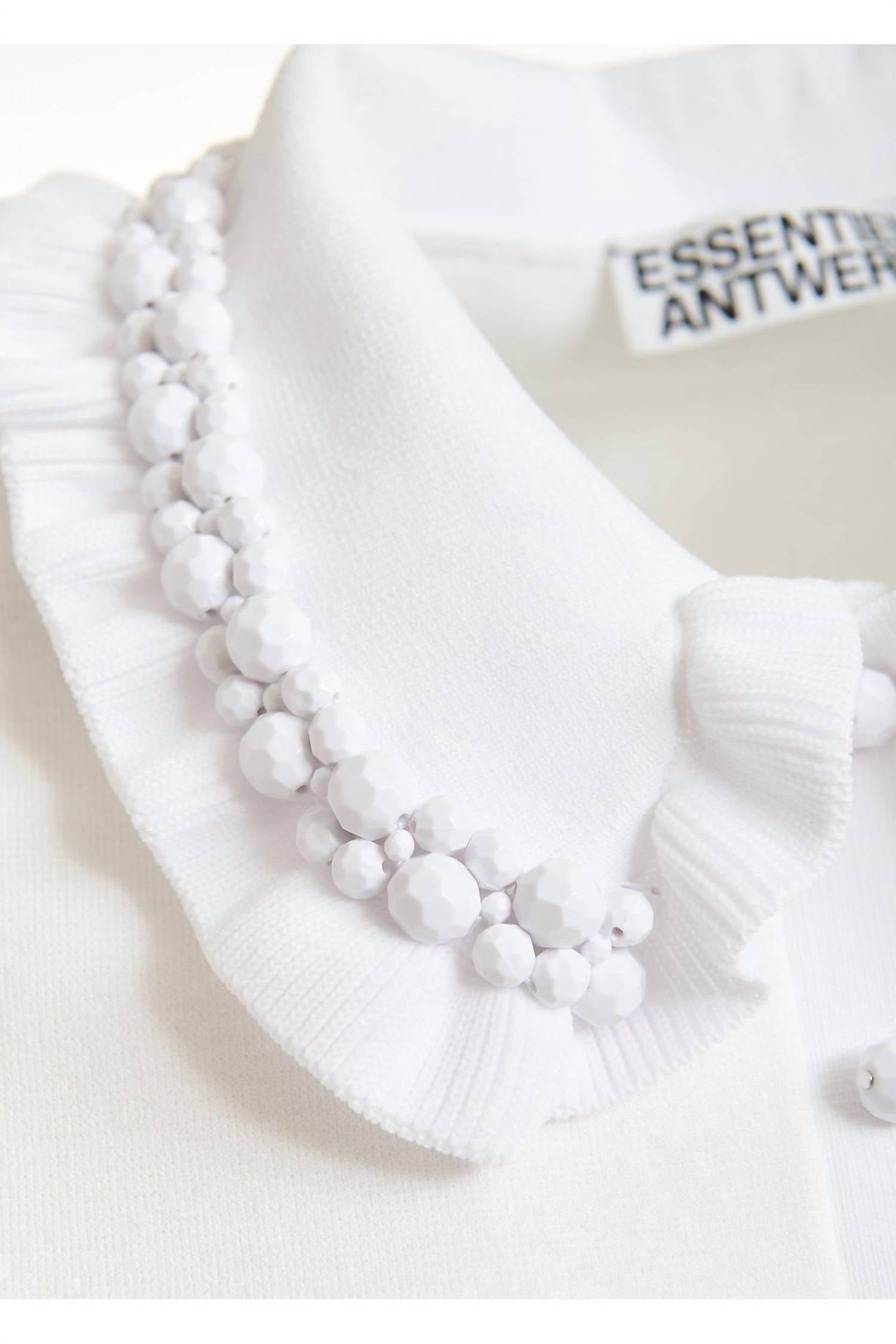 Essentiel Antwerp - Jewelry Embroidered Knit Polo