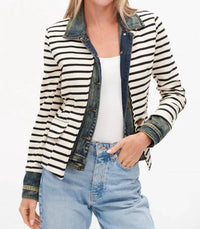 Six/Fifty - Veronica Mixed Media Blazer