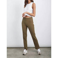 Rails Luca Ribbed Pant in olive - women's pants - alternate view