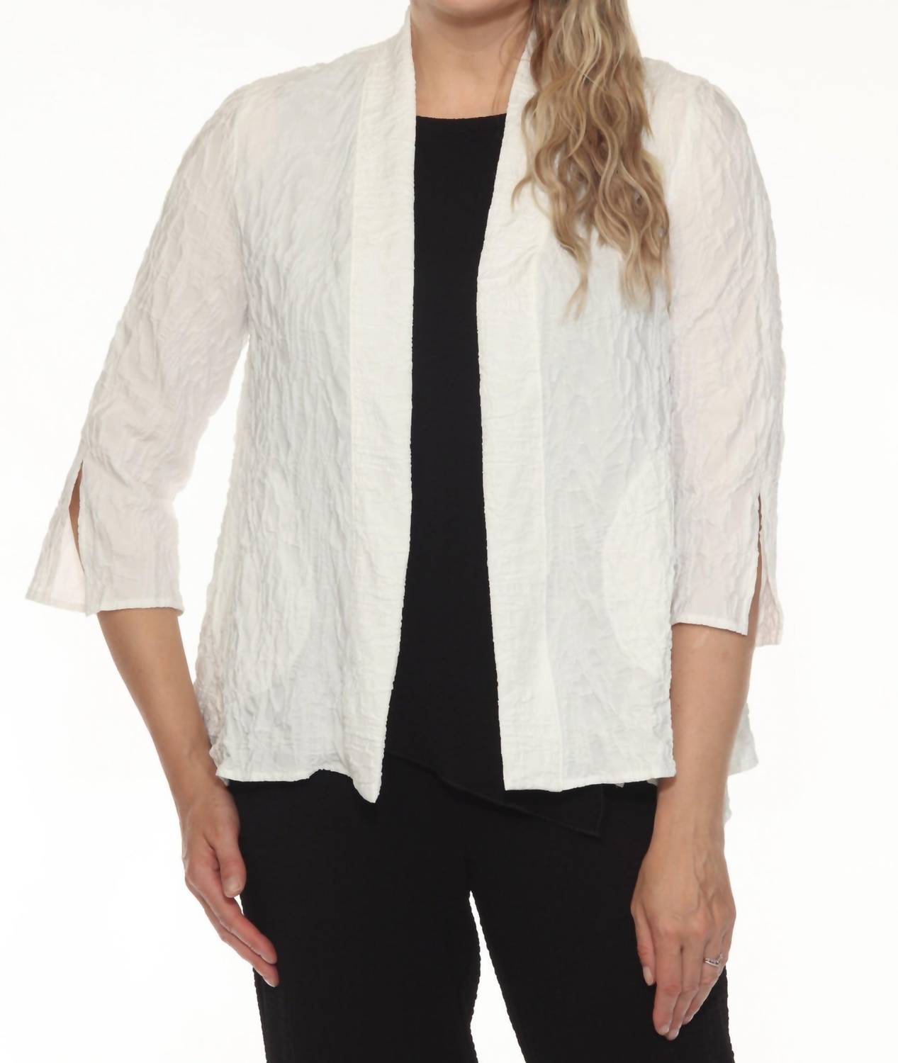 Joseph Ribkoff - Textured Open Front Cover Up