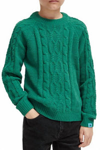 Scotch & Soda - Chenille Cable Knit Sweater