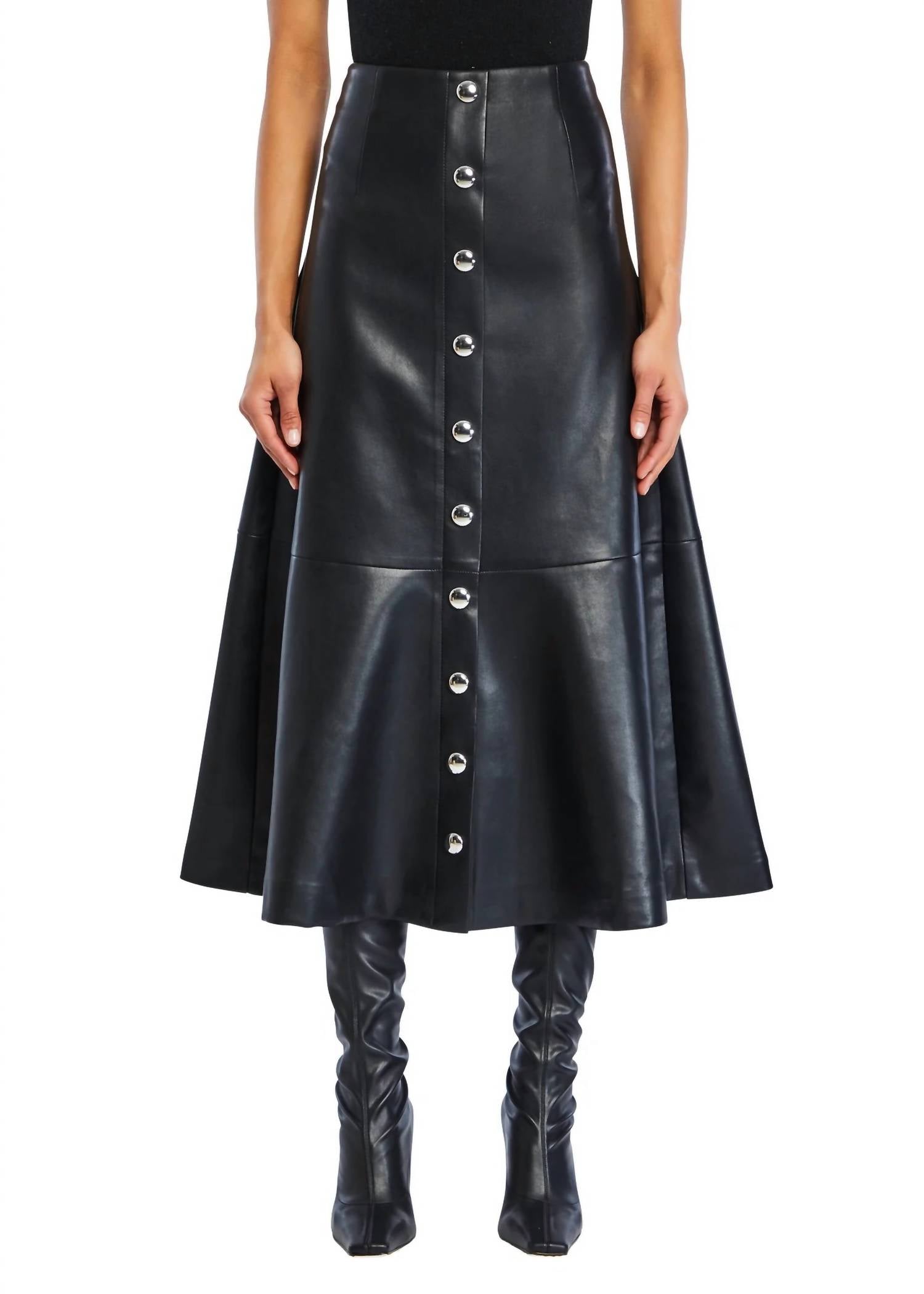 Ser.O.Ya - Elin Vegan Leather Skirt